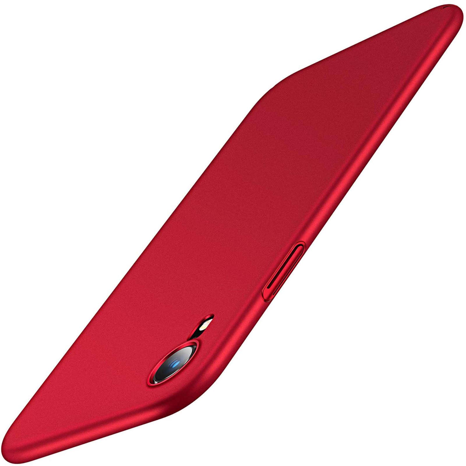 TORRAS Slim Fit Compatible for iPhone XR Case Ultra-Thin Lightweight Full Protection Hard PC Cover with Comfortable Grip Cases for iPhone XR 6.1", Red 1