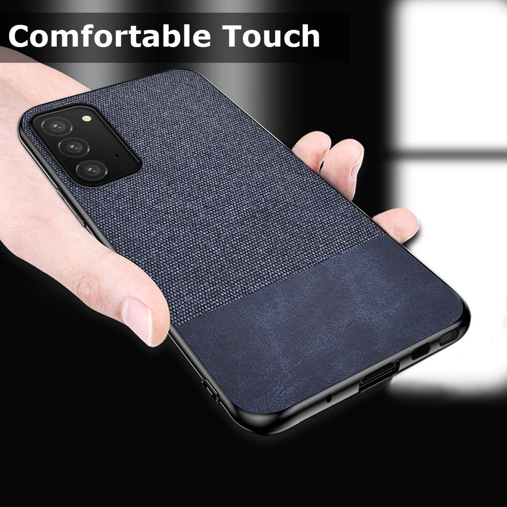 Case for Galaxy S20 FE, Patchwork Denim Pattern Protection Shockproof Case [Support Wireless Charging] Compatible with Samsung Galaxy S20 FE 5