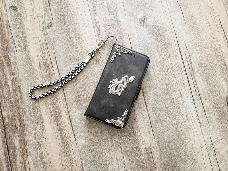 Dragon phone leather wallet case for iPhone X XS XR 11 12 13 14 15 16 Pro Max Galaxy S24 S23 S22 S21 S20 Ultra Note 20 10 Plus Mn1620 3