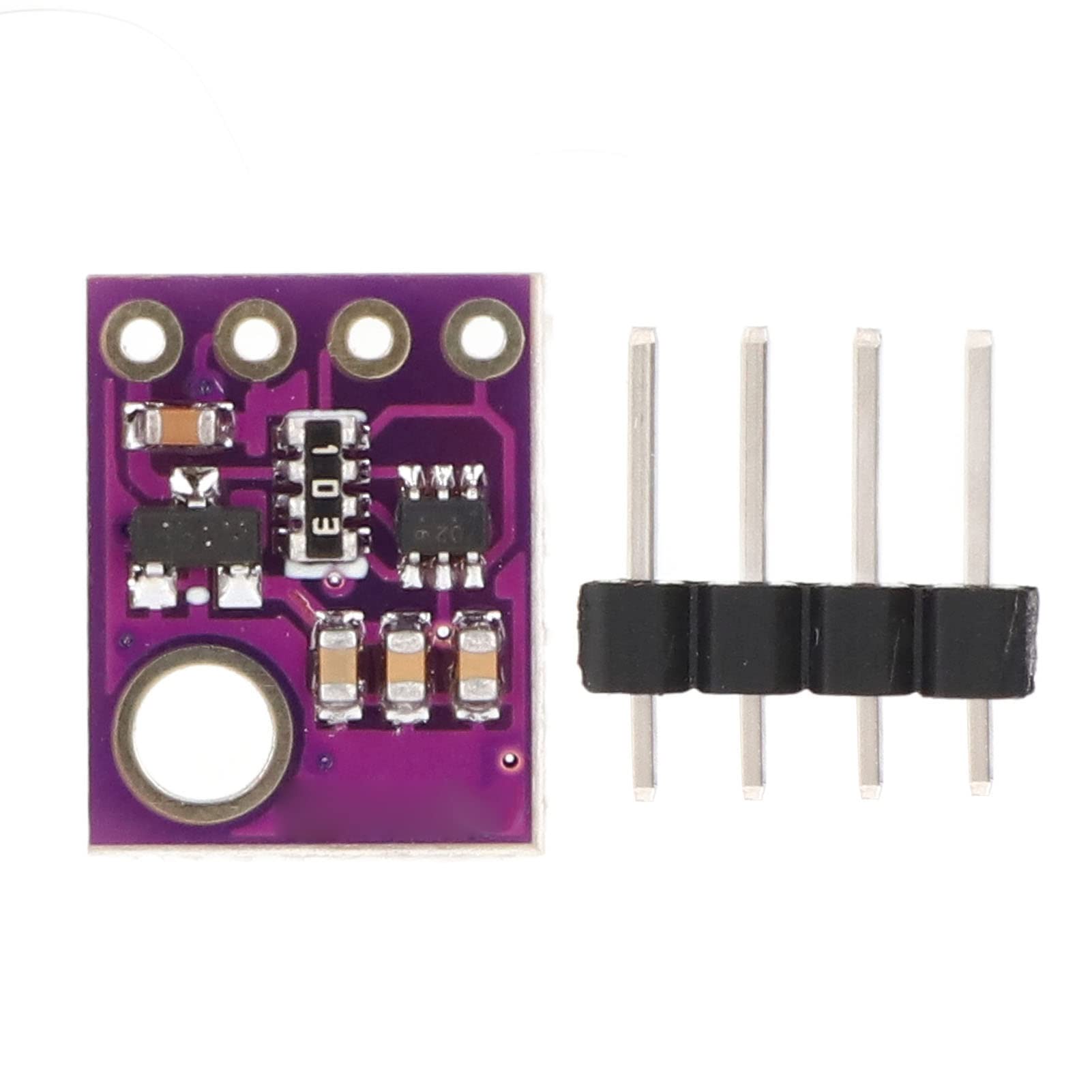 GY BMP280 5V Temperature Sensor Module, Temperature and Humidity Sensor Module 300-1100 Hpa Measurement PCB Board Air Pressure Module with I2C and SPI Interface 1