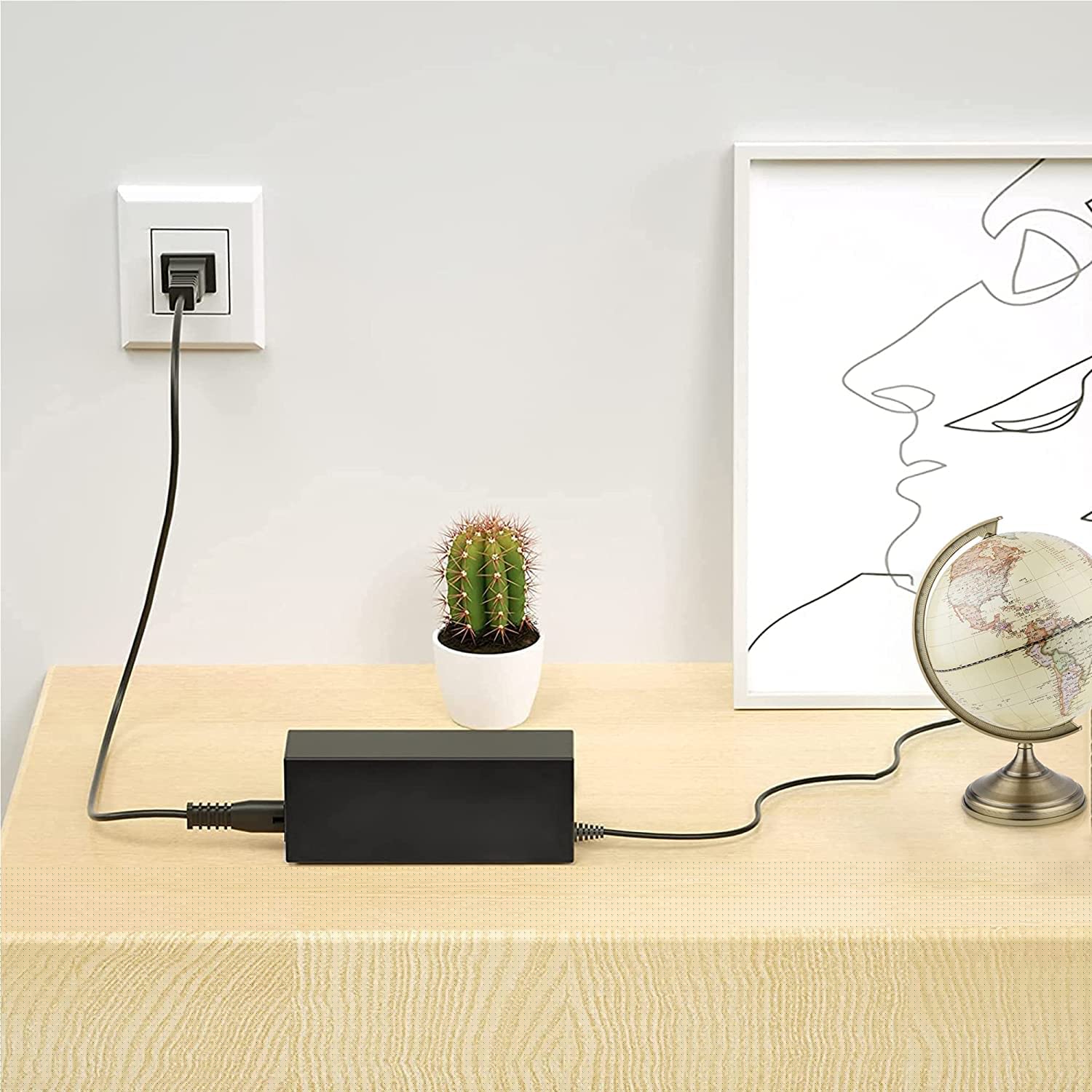 Nuxkst AC DC Adapter for Epson V500 V600 V700 3170 J221A J221 J252A J252 B11B178011 Perfection Flatbed Photo Scanner Power Supply Cord 3