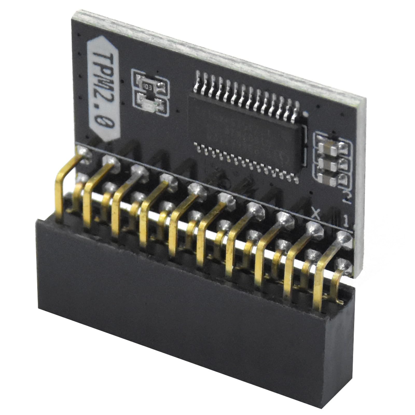 EAJONC TPM 2.0 Security Module for GIGABYTE & ASUS Motherboards, 20-Pin LPC Interface (2.54mm Pitch), Windows 11 Upgrade & BitLocker Compatible, High-Performance Security Chip 1
