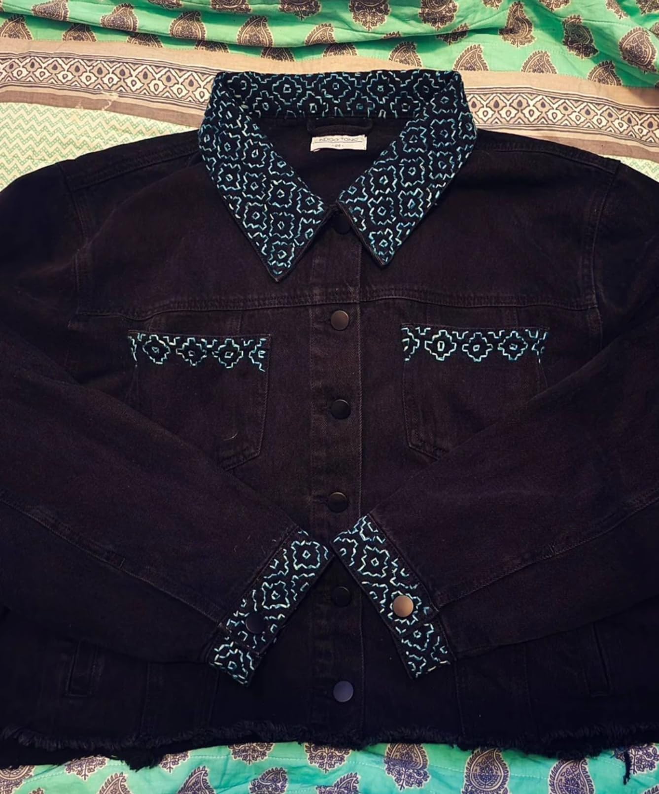 Sashiko Stencil 4.7inch Geometric Sashiko Pattern Template Drawing Line Quilting Stencils for Sewing Hand Quilting Embroidery 5