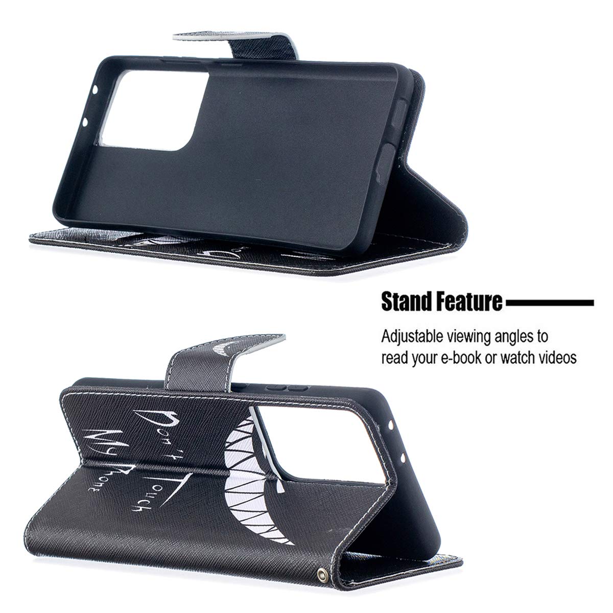 Galaxy S21 Ultra Wallet Case with Card Holder Slot Phone Cover for Samsung Galaxy S21 Ultra Case Wallet Leather Flip Case with Belt Clip Magnetic Stand for Samsung S21 Ultra Cases 360 Anti-Drop Shell 4