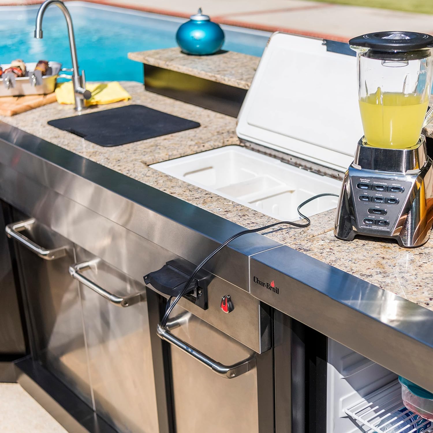 Char-Broil Medallion Series Modular Outdoor Kitchen Stainless Steel Entertainment Module - 463246418 3