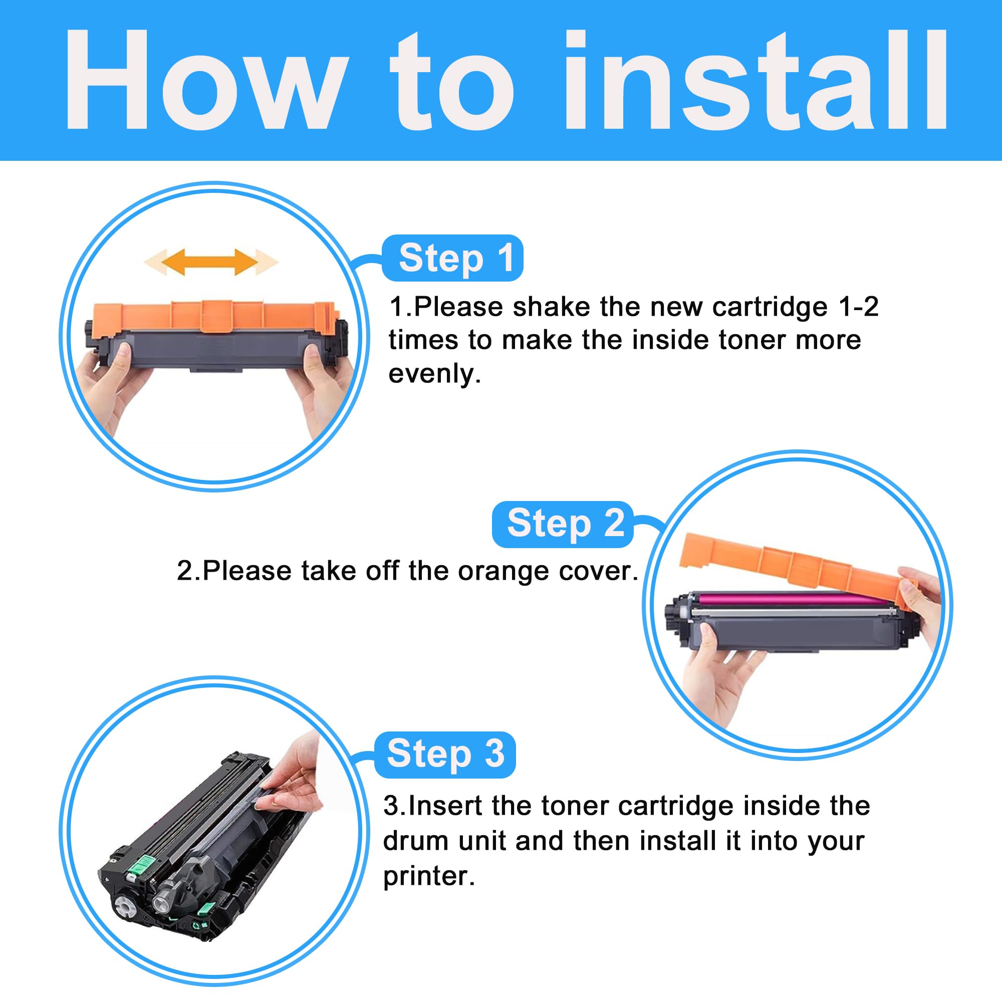 LCL Compatible Toner Cartridge Replacement for Brother TN-225 TN221 TN225 TN221 TN225Y TN221Y 2200 Pages HL-3140CW HL-3142CW HL-3150CDN HL-3150CDW HL-3152CDW HL-3170CW HL-3170CDW (Yellow,1-Pack) 3