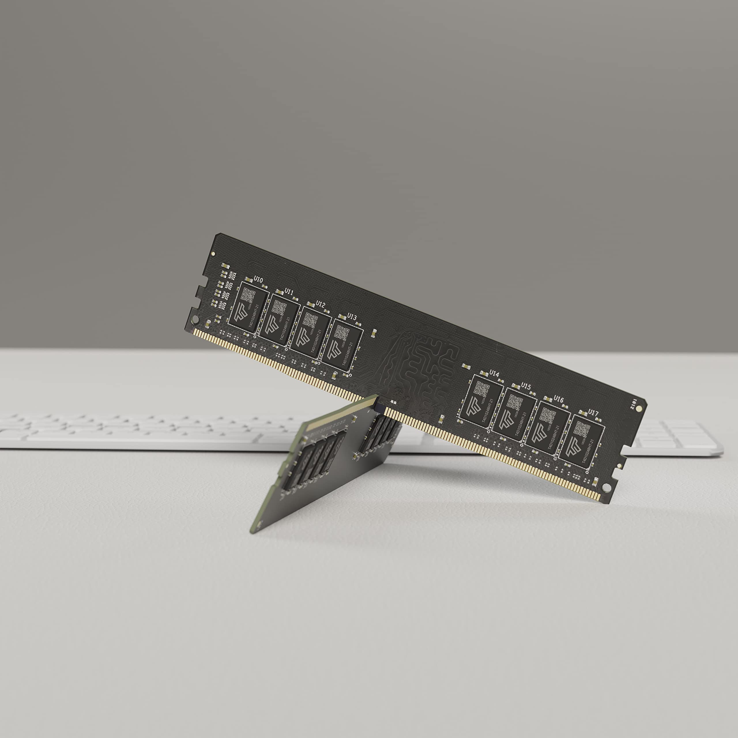 Timetec 16GB KIT(2x8GB) DDR4 3200MHz (or 2933MHz or 2666MHz) PC4-25600 Non-XMP CL22 1.2V Non-ECC Unbuffered 1Rx8 Single Rank 288 Pin UDIMM Desktop PC Computer Memory RAM Module Upgrade 2
