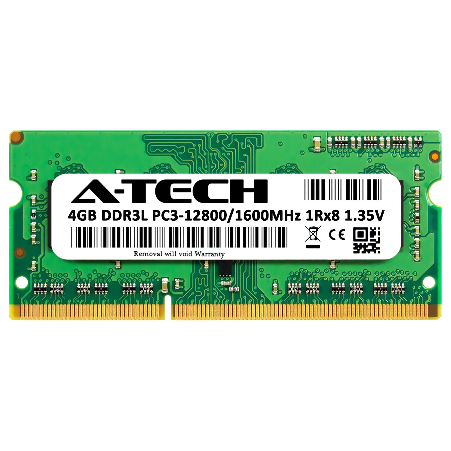A-Tech 4GB RAM for Dell Inspiron 24 3452, 3455, 3459, 5459, 5488 All-in-One | DDR3/DDR3L 1600MHz SODIMM PC3L-12800 204-Pin Non-ECC Unbuffered Memory Upgrade Module 2