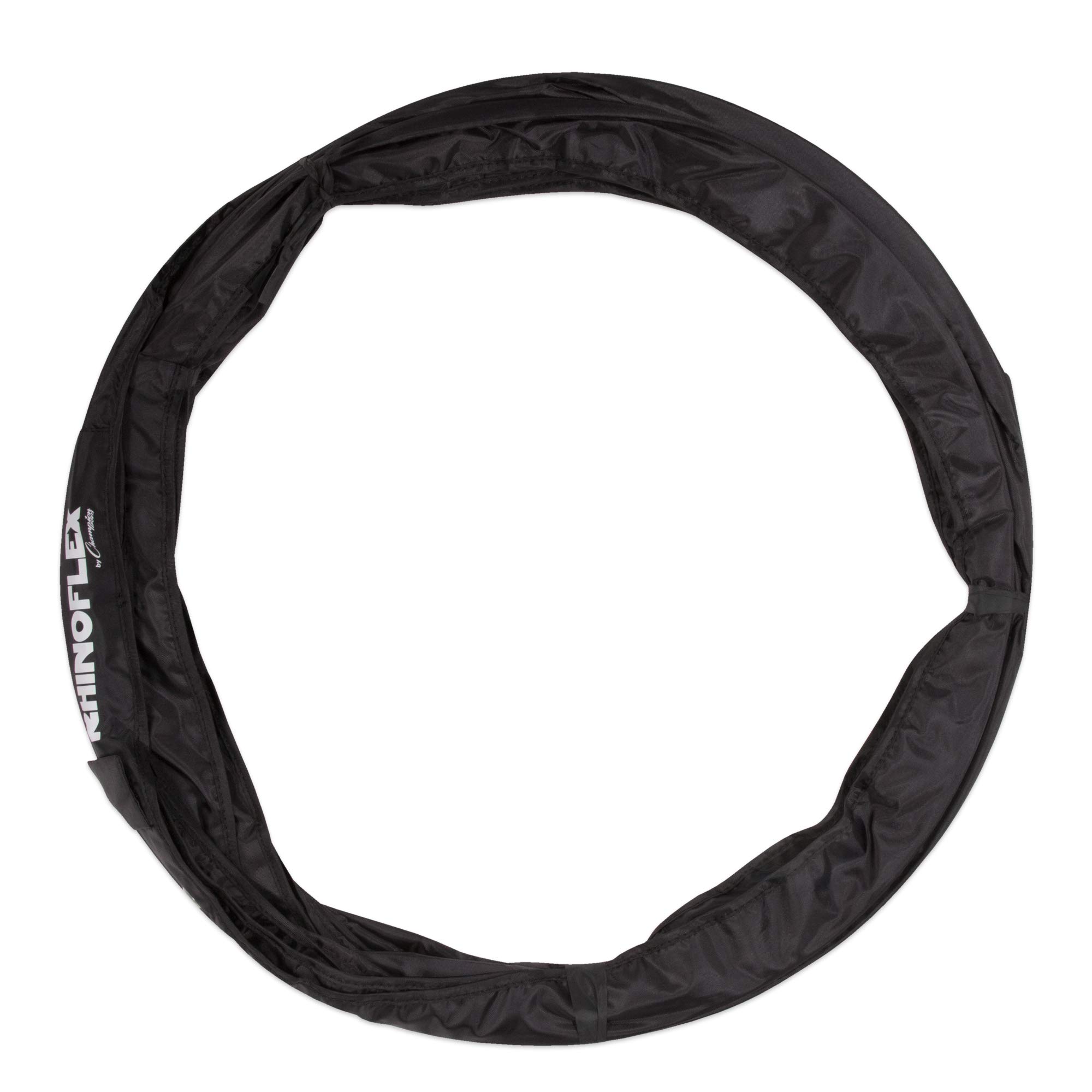 Champion Sports Men’s Lacrosse Crease: Rhino Flex Portable Lacrosse Goal Crease - 18’ Diameter All Weather Crease with Weights, Stakes and Carry Bag 4