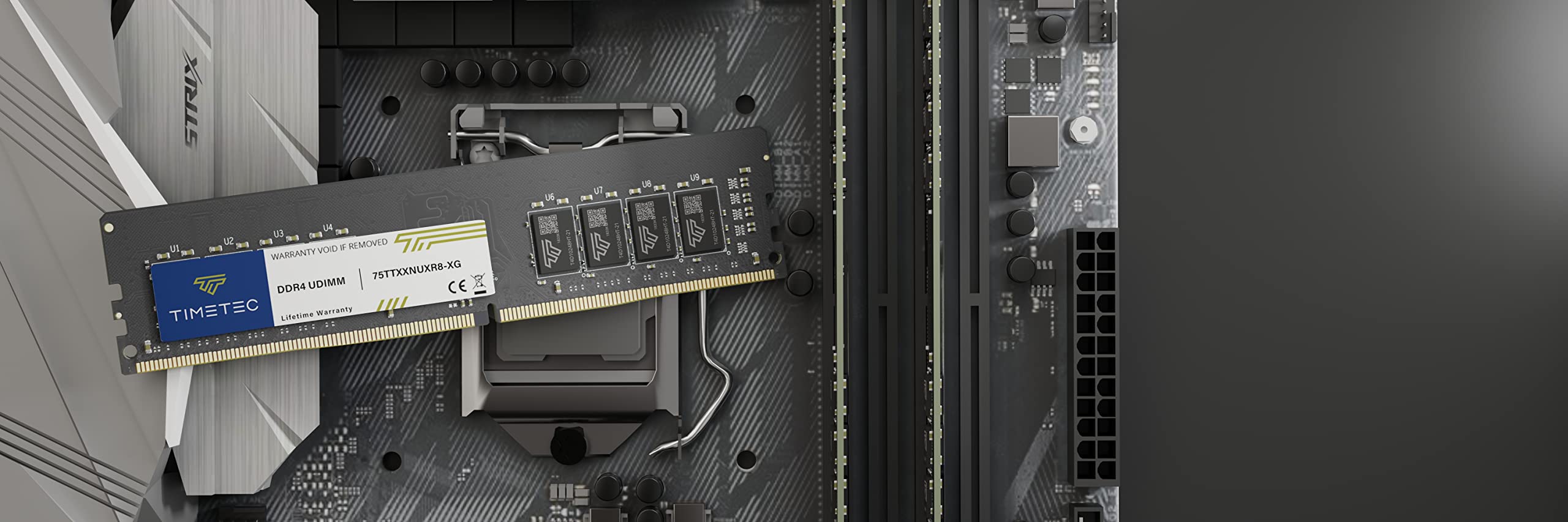 Timetec 16GB KIT(2x8GB) DDR4 3200MHz (or 2933MHz or 2666MHz) PC4-25600 Non-XMP CL22 1.2V Non-ECC Unbuffered 1Rx8 Single Rank 288 Pin UDIMM Desktop PC Computer Memory RAM Module Upgrade 4