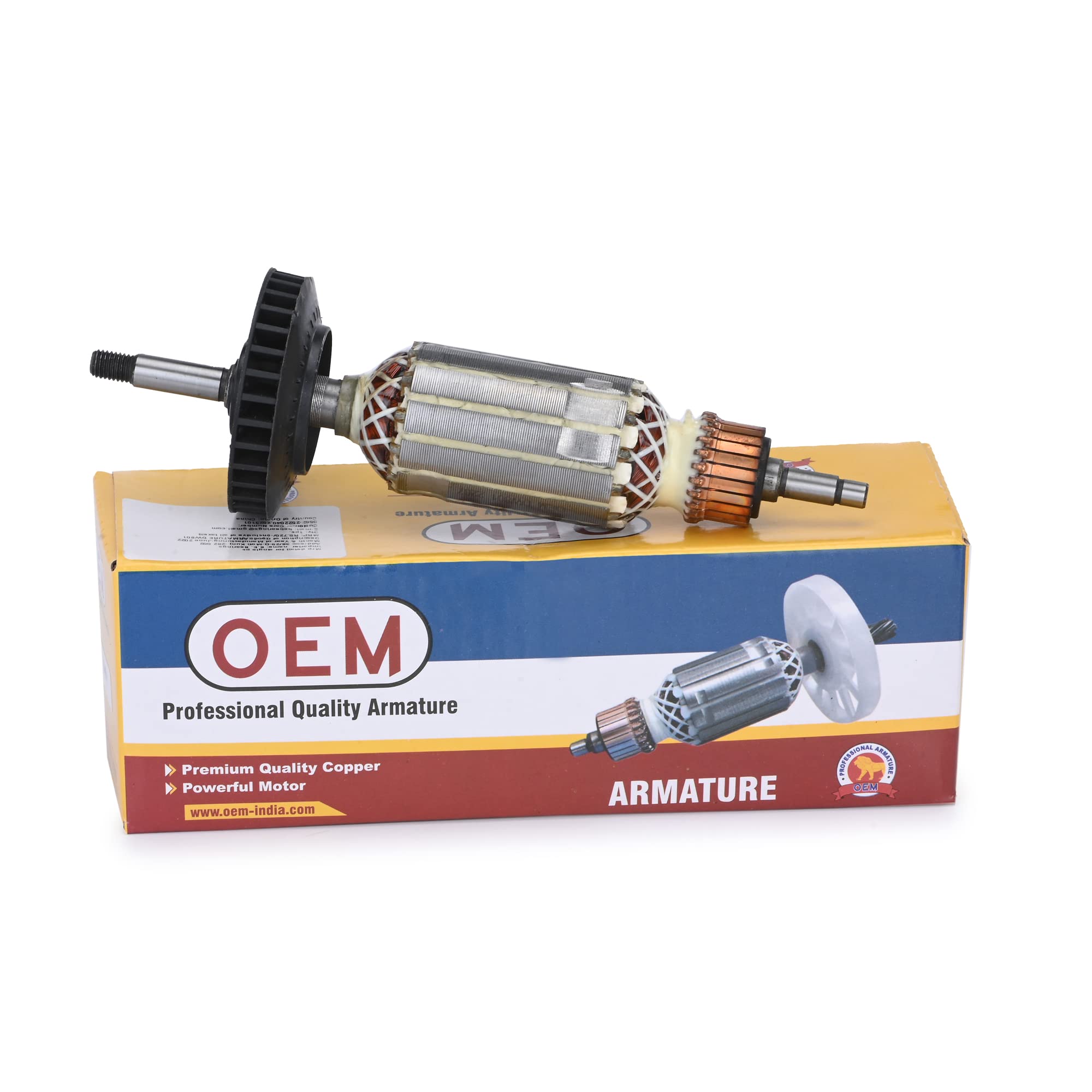 OEM Professional Quality Armature for 801 Model Angle Grinder (Generic Model) (6 Months Guarantee) (DW801) 2