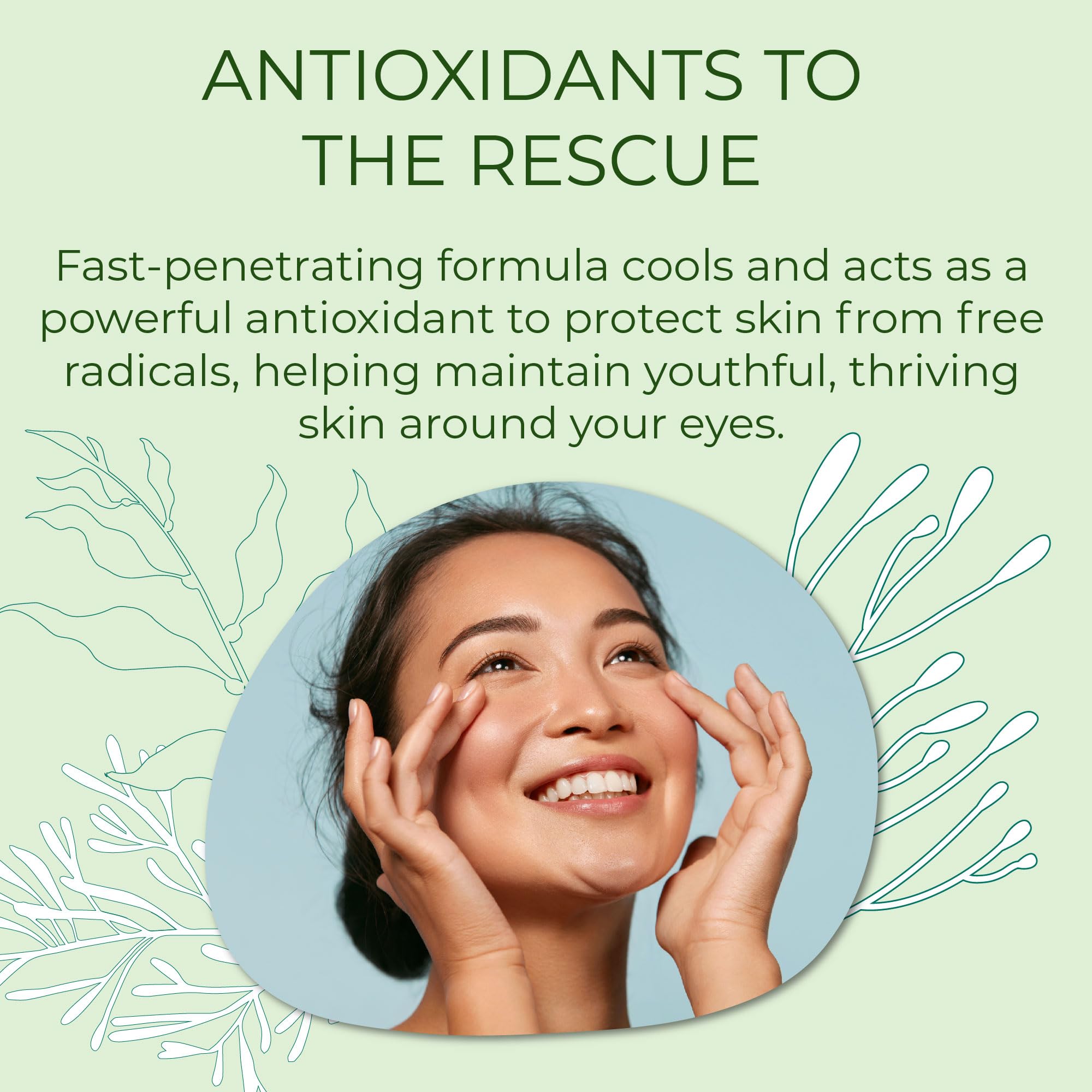 Sea-el Vitamin C Kelp Eye Gel Toning & Age Defying Skincare for Puffiness, Under Eye Bags & Dark Circles Cooling Youthful Glow for Women & Men - 1 Oz 4