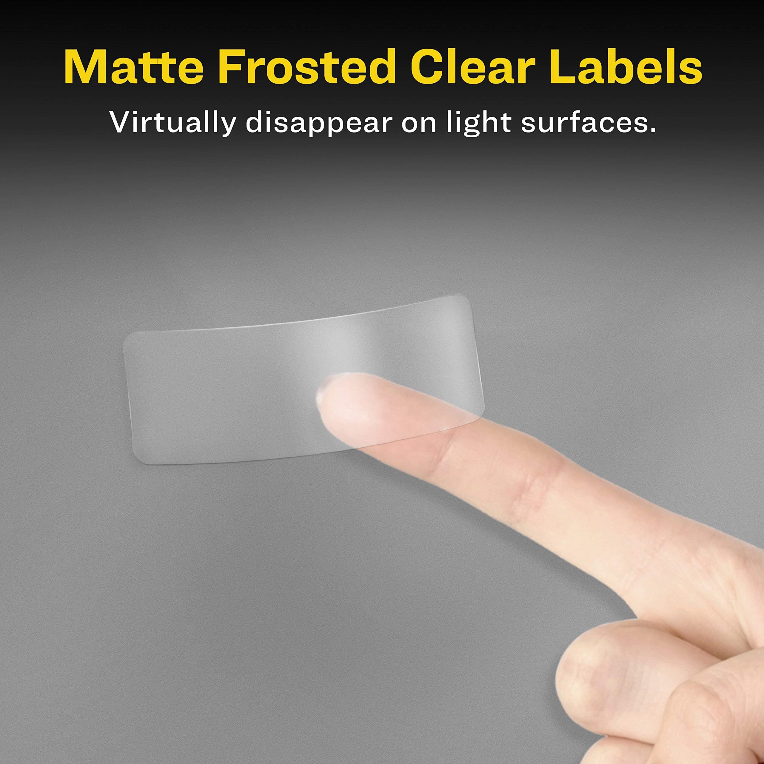 Avery Full Sheet Printable Shipping Labels, 8.5" x 11", Matte Clear, 10 Blank Mailing Labels (18665) 5