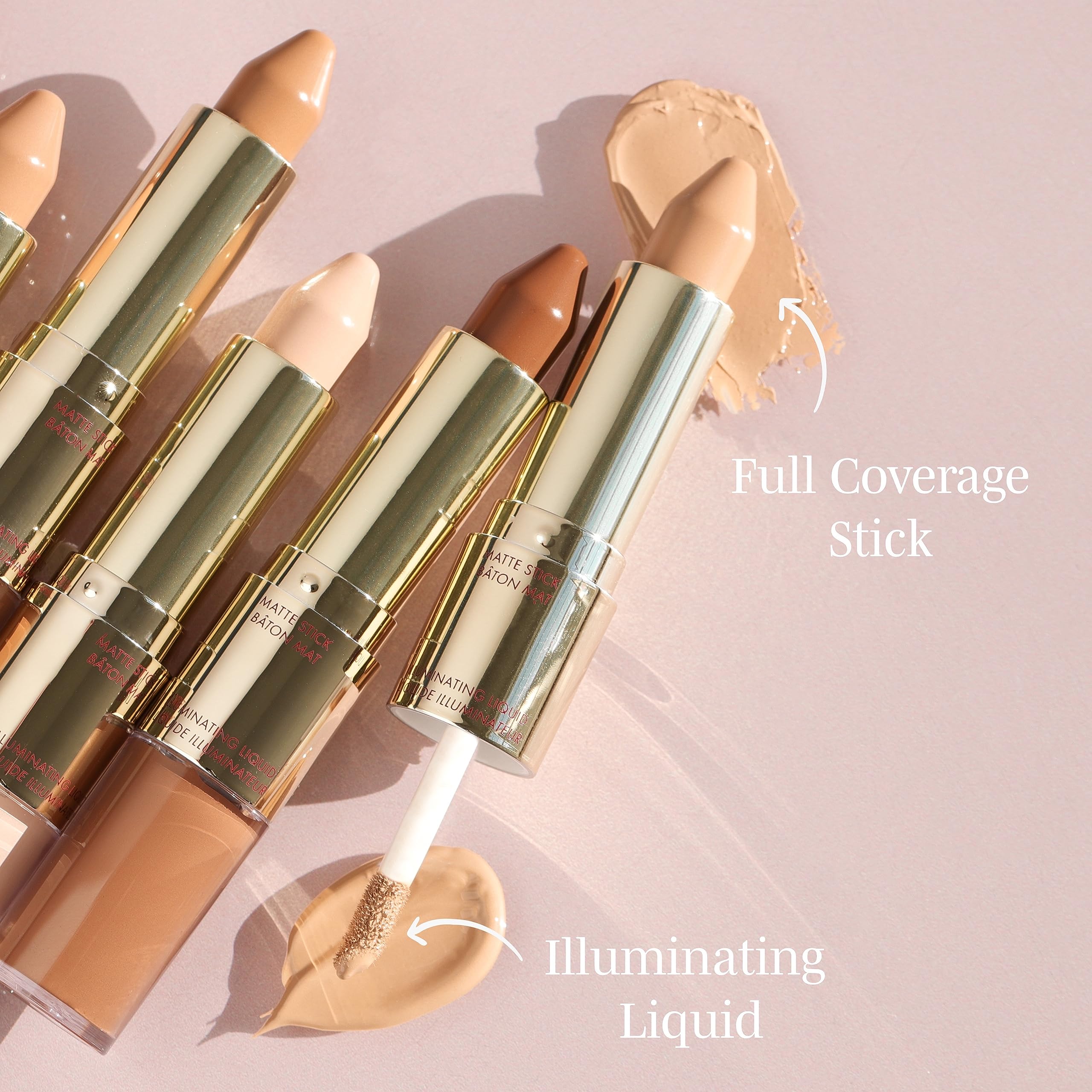 Wander Beauty Dualist Matte and Illuminating Concealer Makeup - Rich - Dual-Ended Matte Concealer Stick + Liquid Concealer - Full Coverage Concealer Brightens, Firms & Hydrates Under Eyes - 0.28 fl oz 5