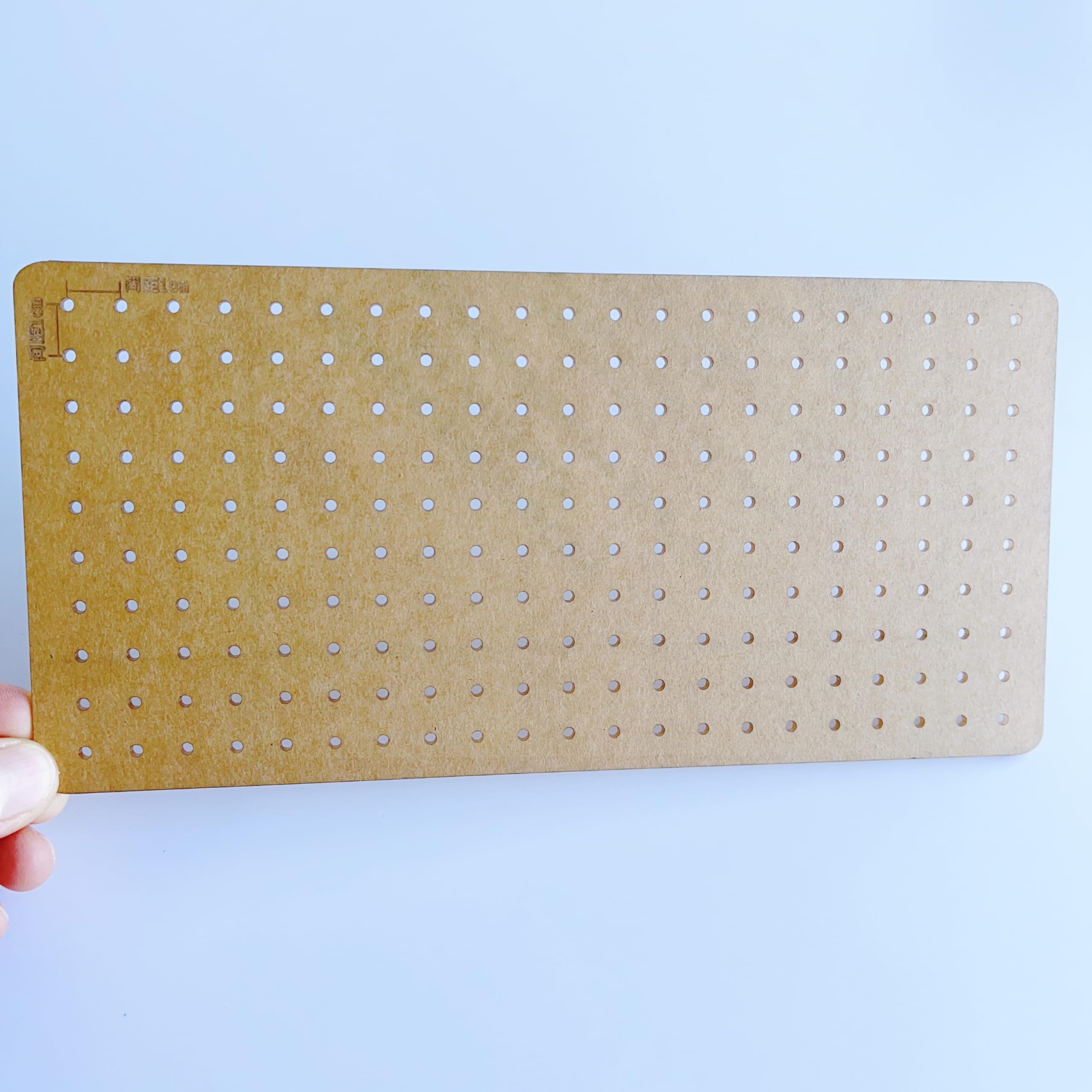 CHENRUI Acrylic Sashiko Stencil, Embroidery Pattern Template, Quilting Stencil Tool, Points or Straight Lines Pattern (10 mm parallel points) 3