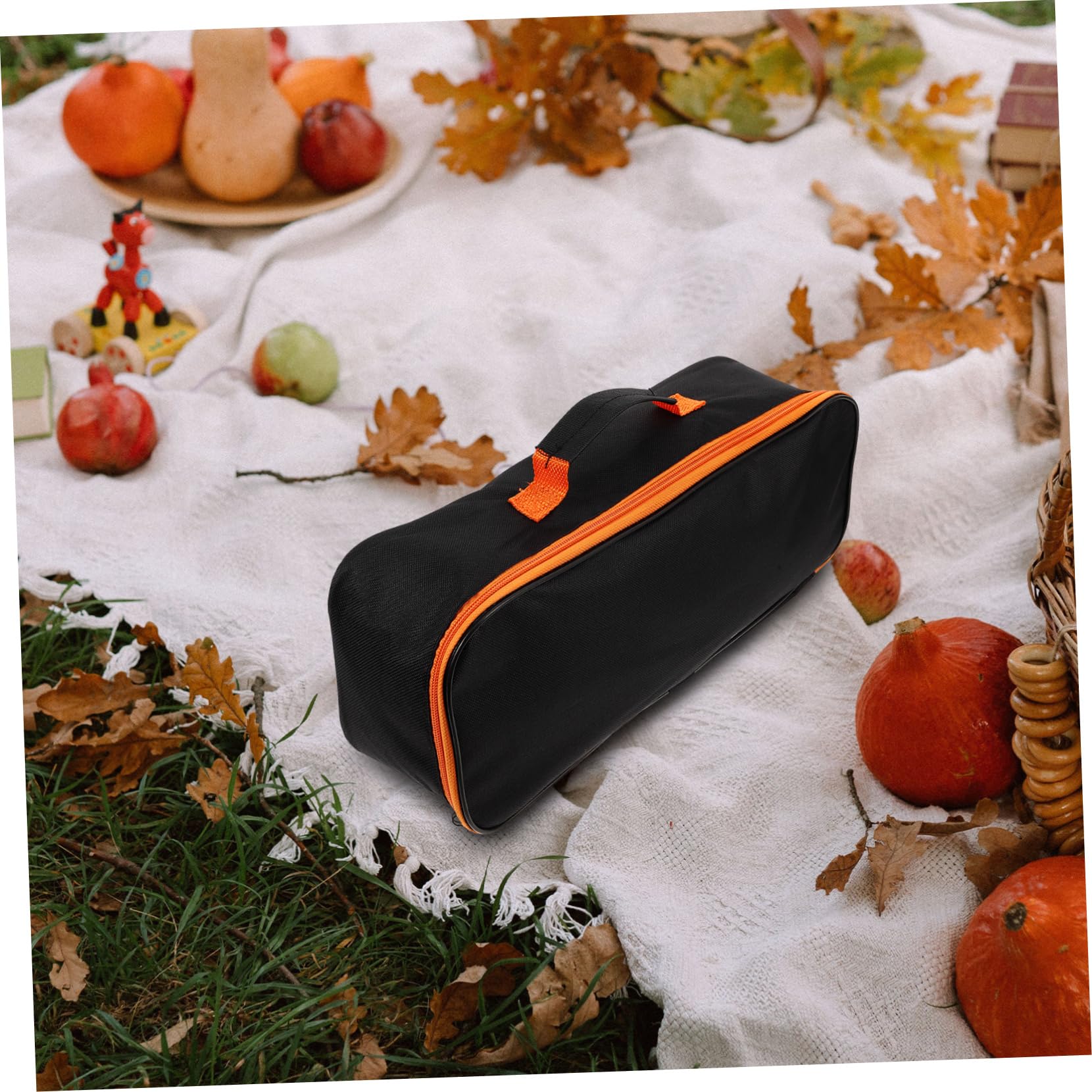 Parliky Grill Utensil Storage Bag BBQ Tools Carrier for Men Waterproof Camping Accessory Organizer Compact Tool Bag Organizer Zipper 6