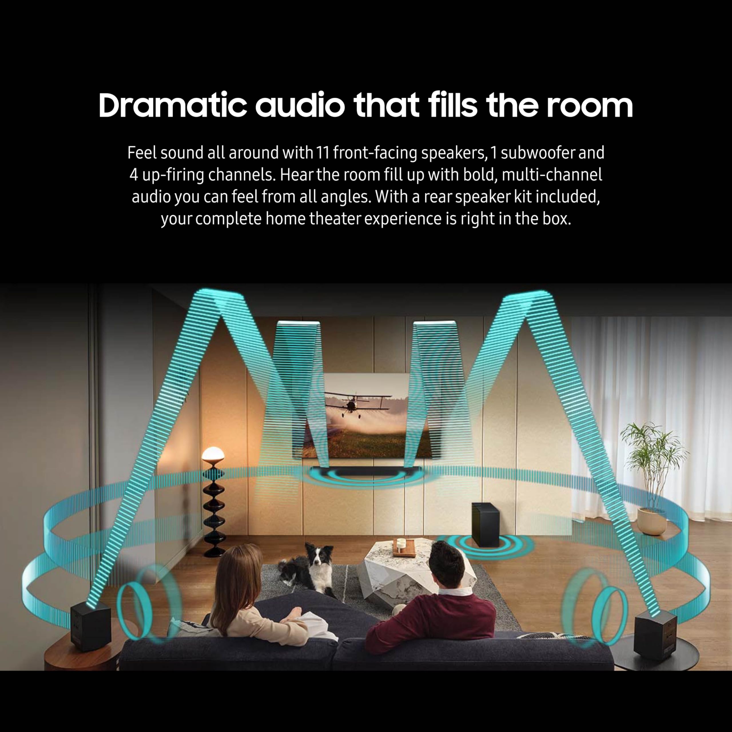 Samsung HW-Q990D 11.1.4ch Soundbar with a HW-LS60D 2.0 Channel Photo Frame Speaker (2024) 6