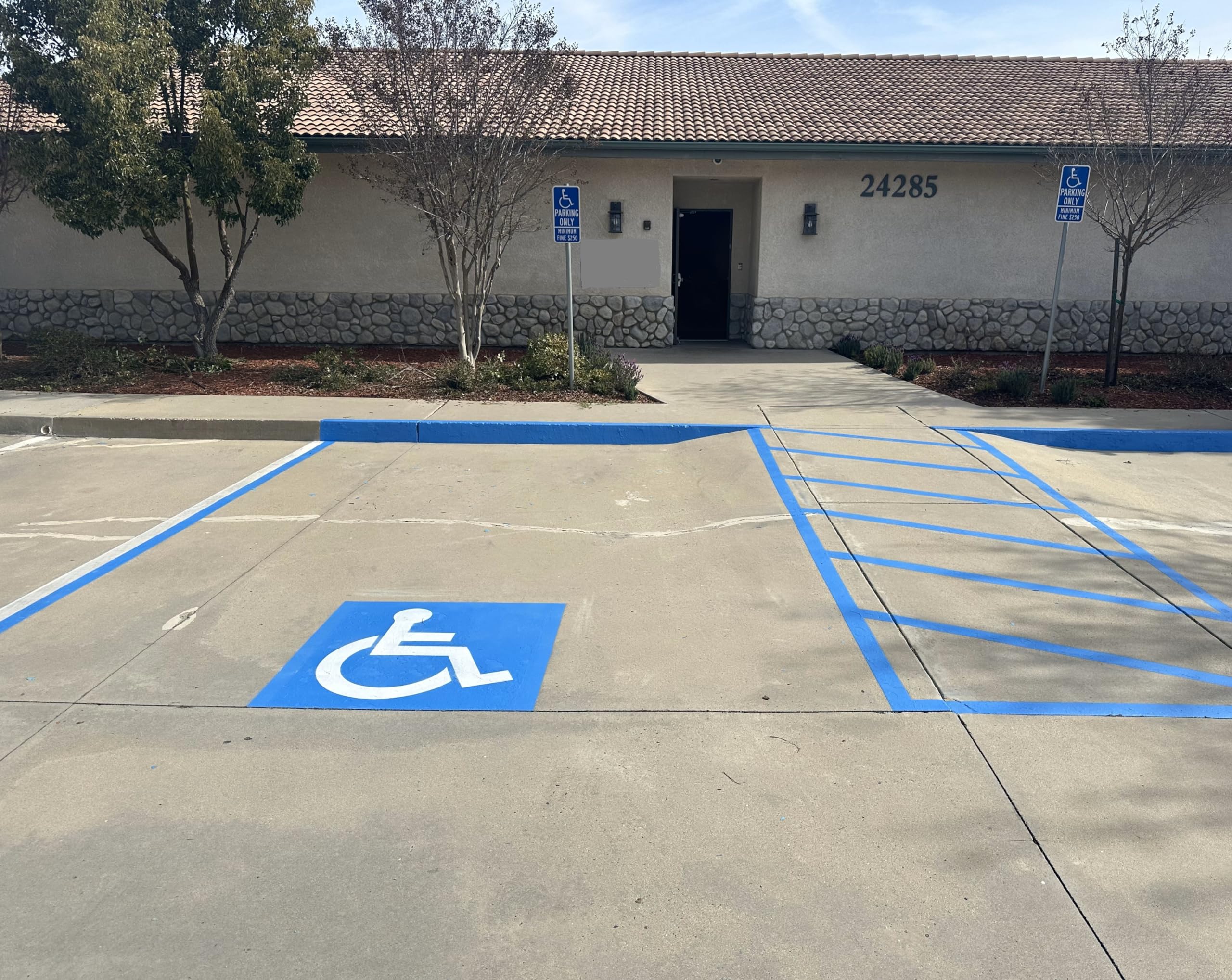 APS 24" Handicap Stencil Parking Lot | ADA Stencil ICON only Parking Lot Stencil | Handicap Parking Stencil Parking Lot and Garage | Pavement Stencils All Surfaces | Made in USA w/Recycled Cardboard 5