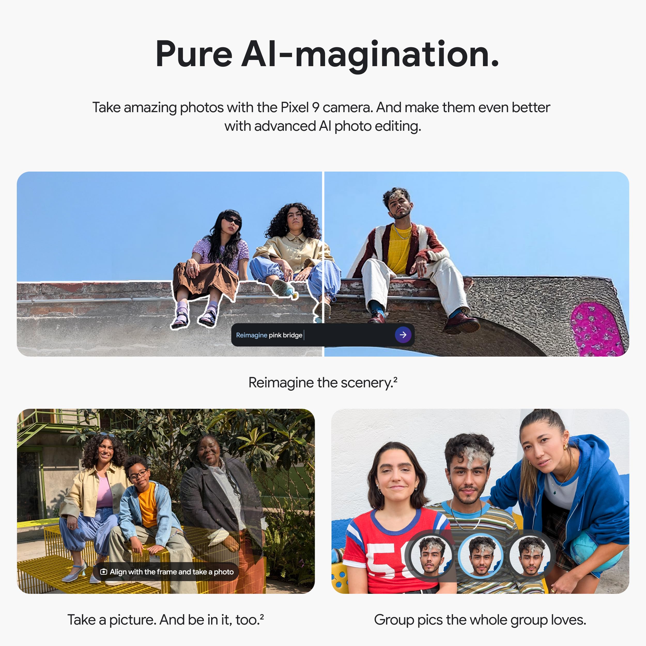 Google Pixel 9 - Unlocked Android Smartphone with Gemini, 24-Hour Battery, Advanced Camera, and 6.3" Actua Display - Obsidian - 128 GB 2