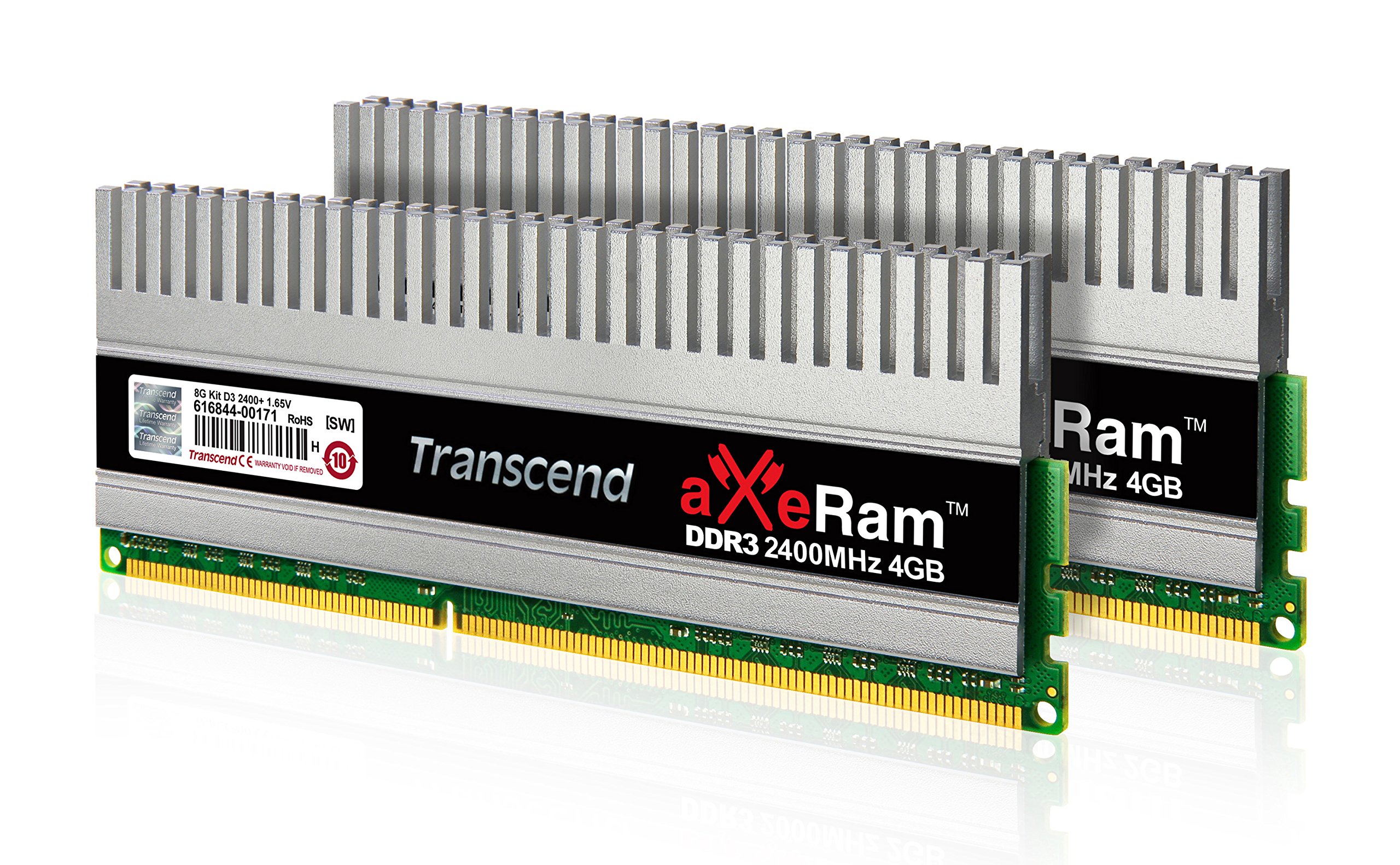 Transcend 8GB KIT aXeRam DDR3 2400+ U-DIMM (TX2400KLN-8GK) 1