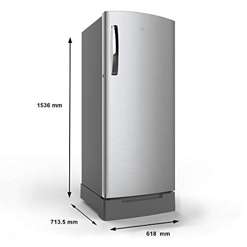 Whirlpool 200 L 4 Star with Inverter Single Door Refrigerator (215 IMPRO ROY 4S INV COOL ILLUSIA, Cool Illusia) 4