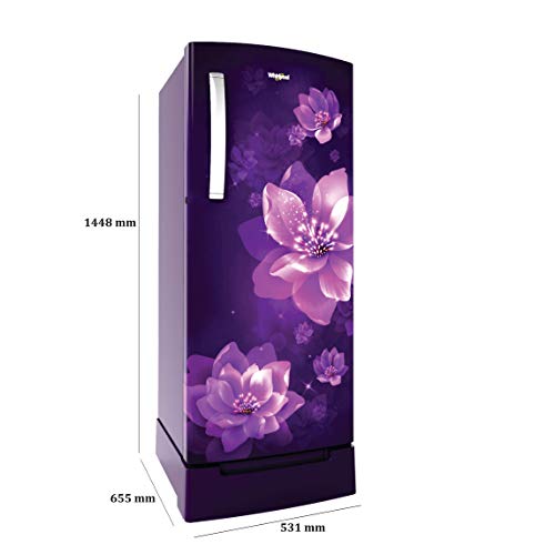 Whirlpool 200 L 3 Star Direct-Cool Single Door Refrigerator (215 IMPRO ROY 3S PURPLE MULIA, Purple Mulia) 4