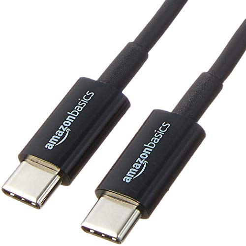AmazonBasics USB Type-C to USB Type-C 2.0 Cable - 3 Feet (0.9 Meters) - Black 2