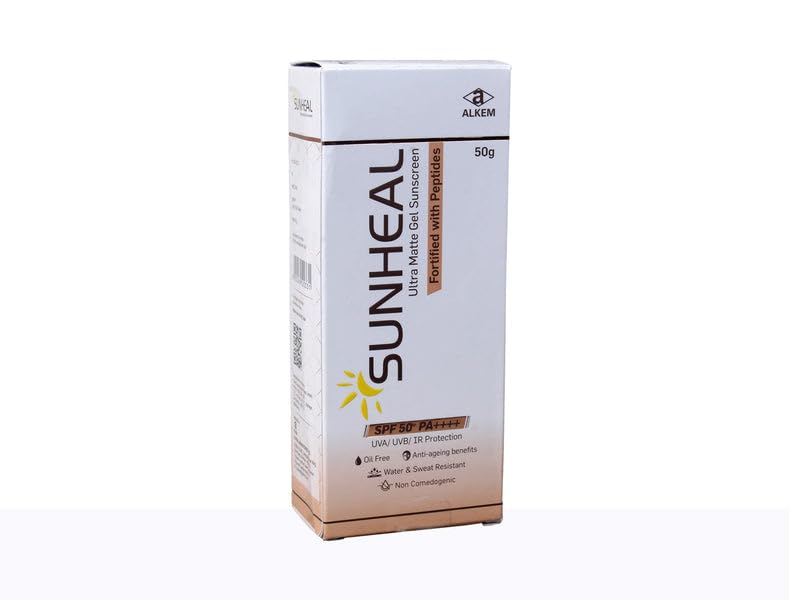 Sunheal Ultra Matte Gel Sunscreen SPF 50+ PA++++ 50gms 5