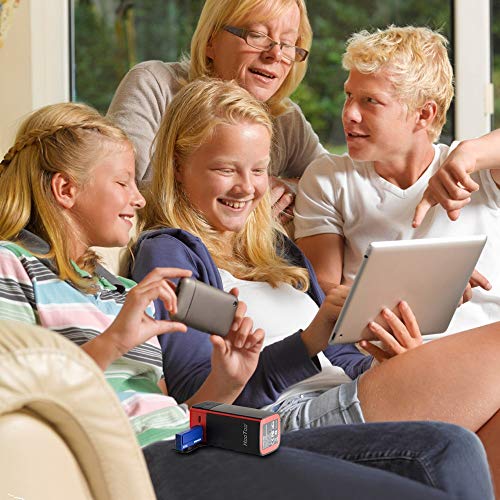 HooToo Filehub, Wireless Travel Router, iPhone iPad Portable SSD Hard Drive Reader, Photo Backup Device, 10400mAh External Battery Pack Travel Charger - TripMate Titan 4