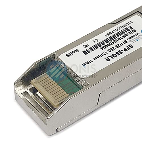Juniper Networks JNP-SFP-25G-LR-I Compatible 25GBASE-LR SFP28 DOM Optical Transceiver Module (SMF, 1310nm, 10km, LC, Industrial, DOM) 4