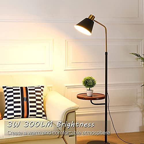 LED Bulb 3W Equivalent 25 Watt Light Bulbs, 120V 25W Ceiling Fan Light Bulbs Table Lamp Bulb,Warm White 2700K LED Energy Saving Bulb E26 Base, Suitable for Home Light Bulb 4 Pack 4