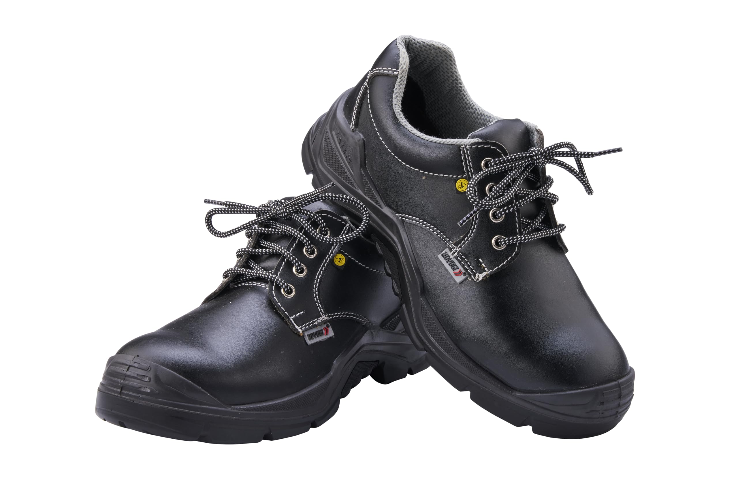 Udyogi Edge ESD (Electro Static Dissipative) - Safety Shoes | Made with Lightweight Microfiber, Double Density PU - SRC Sole 6