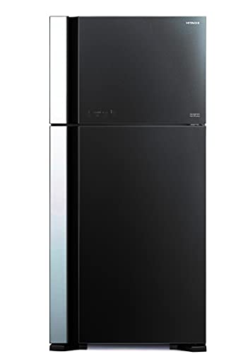 Hitachi 601 L 2 Star Frost Free Inverter Double Door Refrigerator (R-VG660PND7, Glass Grey) 1
