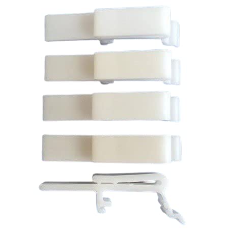 Amazing Drapery Hardware 5 Qty: Vertical Blind Dust Cover Valance Clip Holder Brackets 1