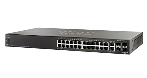 Cisco SF500-24P 24-Port 10/100 PoE Stackable Managed Switch