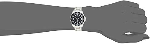 U.S. Polo Assn. Men's Analog Stainless Steel Watch with Black Dial and Rotating Bezel – Sleek Design, Adjustable Band, and Water-Resistant – Fits Wrists 5.5" to 8" 4