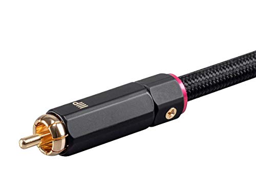 Monoprice Onix Series Digital Coaxial Audio/Video RCA Subwoofer CL2 Rated Cable, RG-6/U 75-ohm 35ft Black 5
