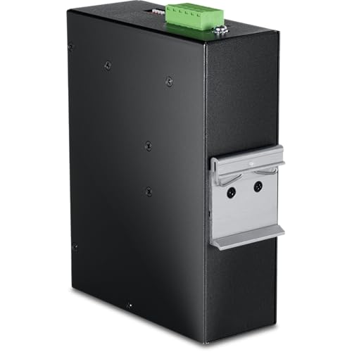 TRENDnet 10-Port Industrial Gigabit L2 Managed PoE+ DINRail Switch 24 – 57V, TI-PG103i, 8 x Gigabit PoE+ Ports, 2 x SFP Ports, 20Gbps, IP40, Ethernet Splitter, NDAA & TAA Compliant 5