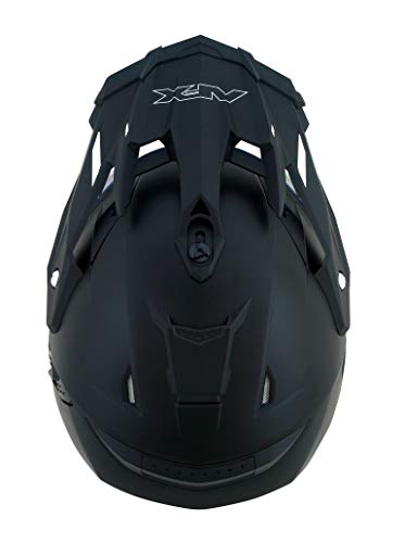 AFX FX-41DS Helmet - Solid - Flat Black - Size Large 2