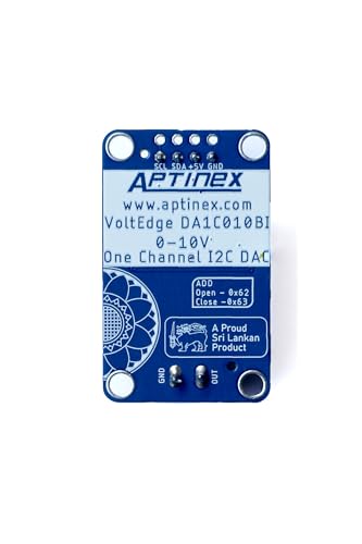 Aptinex DAC Module DA1C010BI I2C Digital to Analog 0-10V MCP4725 6
