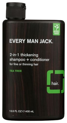 Every Man Jack 2-in-1 Thickening Shampoo Tea Tree -- 13.5 fl oz 1