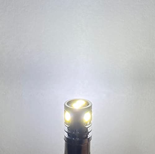 High Output 12/28VDC BA9S T3-1/4 Miniature Bayonet Base LED Replacement Bulb | Replaces Bulbs 12V: 1414 1416 1813 1816 1895 | 28V: 313 1495 1819 1820 1864 757 (2-Pack; Pure White) 4