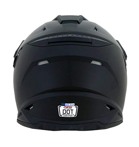 AFX FX-41DS Helmet - Solid - Flat Black - Size Large 3