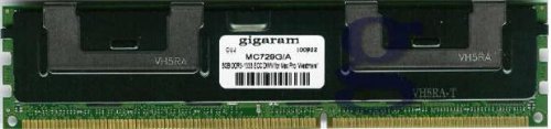 Gigaram 8GB (1x8GB) DDR3-1333 ECC DIMM for Apple Mac Pro 12-Core 2.66Ghz Intel Xeon "Westmere" (Apple# 1 x MC729G/A)