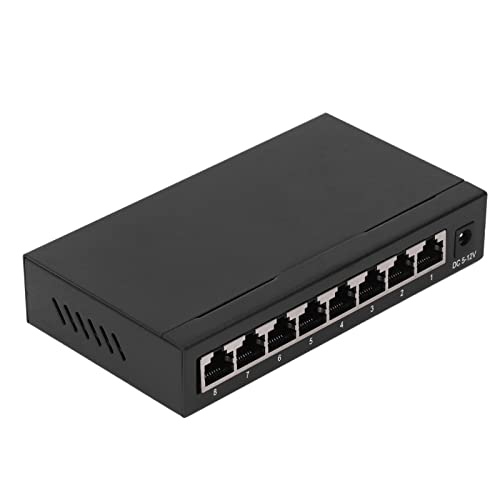 Ethernet Switch, 8 Port Network Hub Stable Transmission for Home and Office (100M) 3