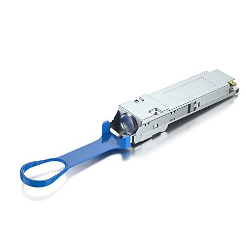 1 Pack of 100 Gigabit QSFP28 MPO Multi-Mode Transceiver and 1 Pack of 100G QSFP28 Loopback Module for SFP+ Port Testing 5