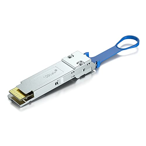 1 Pack of 100 Gigabit QSFP28 MPO Multi-Mode Transceiver and 1 Pack of 100G QSFP28 Loopback Module for SFP+ Port Testing 6