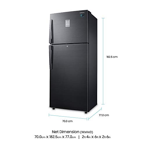 Samsung 478 L 2 Star Frost Free Double Door Refrigerator(RT49K6338BS/TL, Black inox, Convertible, Inverter Compressor, 2022 Model) 2
