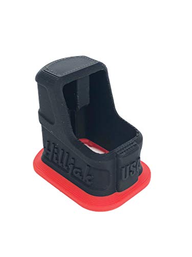 3D Printed Magazine Speed Loader Designed to fit Sig P365 S&W Shield Plus Ruger Max-9 Springfield Hellcat 9mm, Walther P99C, Canik TP9 Taurus PT92 PT99 TH9 GX4 G3/G3C G2/G2C - QL9P Red Stripe 2