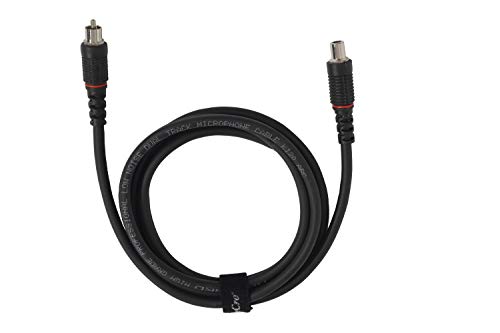 SeCro Rca Extension Cable Cord (1 Rca Female To 1 Rca Male Audio Extender Cable, Mono, Audio Video Cable, Digital & Analogue) (2 Meter), Black 3